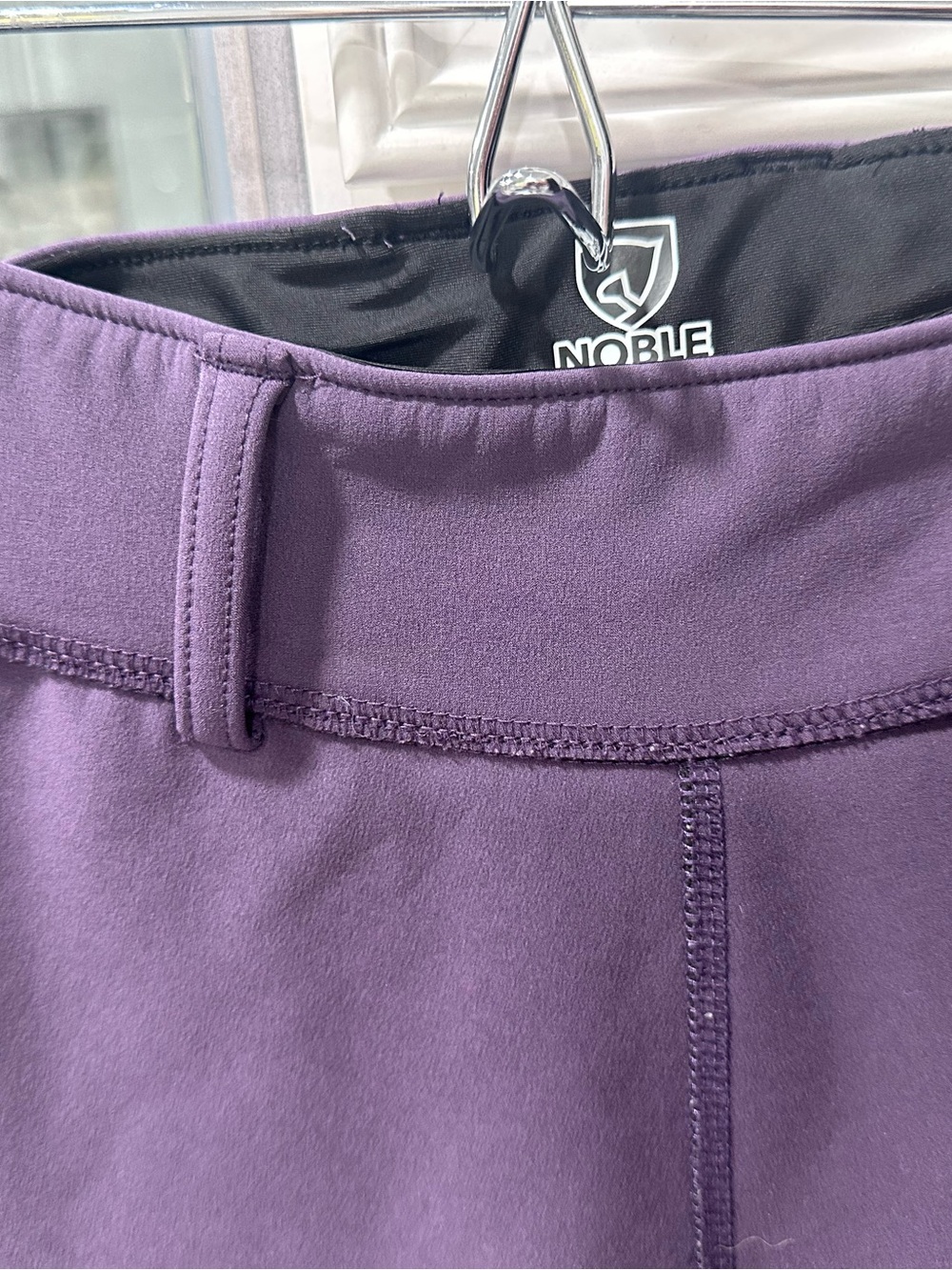 Noble equestrian winter Purple Riding Tights women’s L - Picture 4 of 7